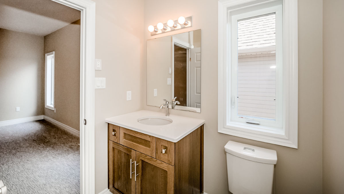 Basement bathroom