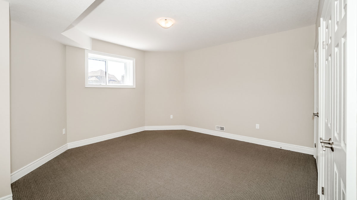 Basement bedroom