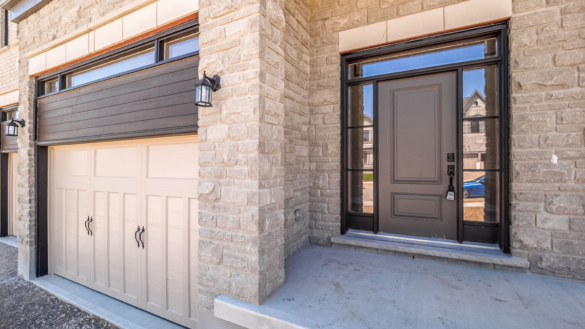 Close up of exterior of home