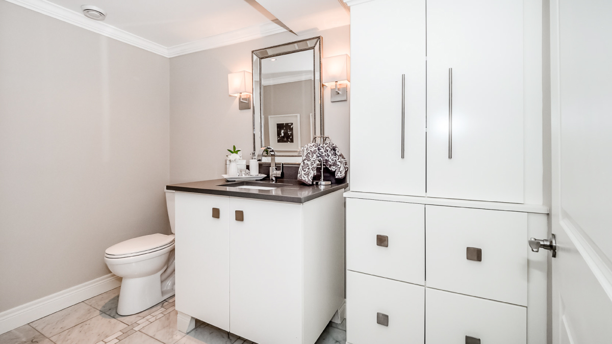 Basement bathroom