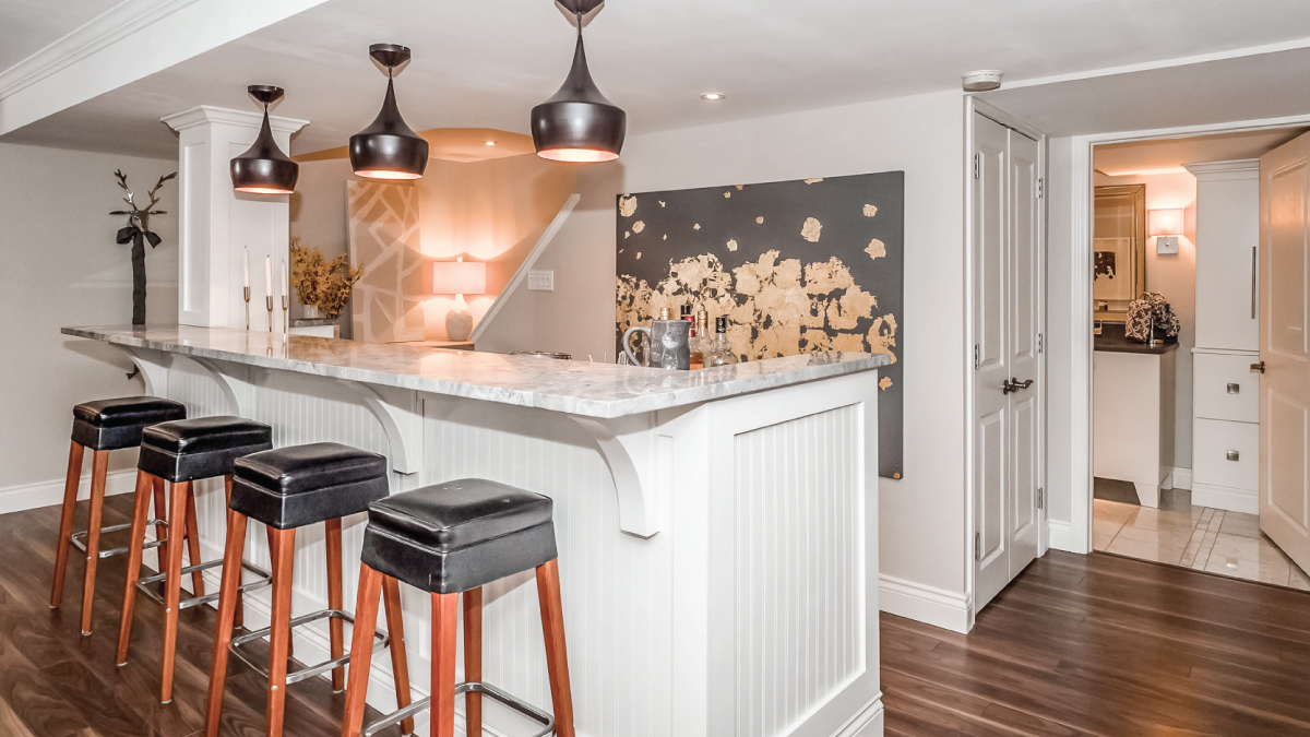 Basement bar