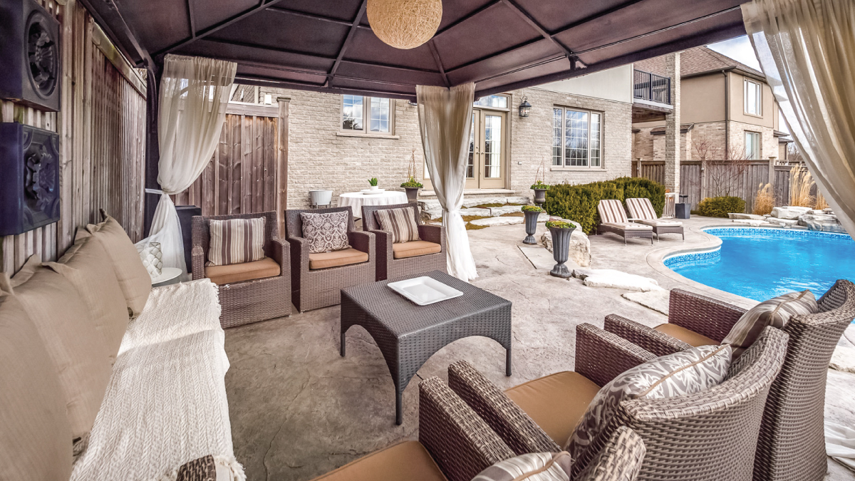 Covered patio