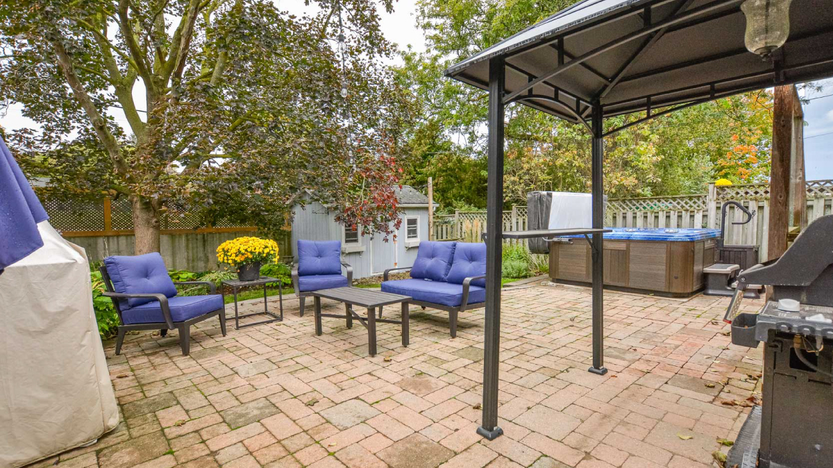 Backyard patio