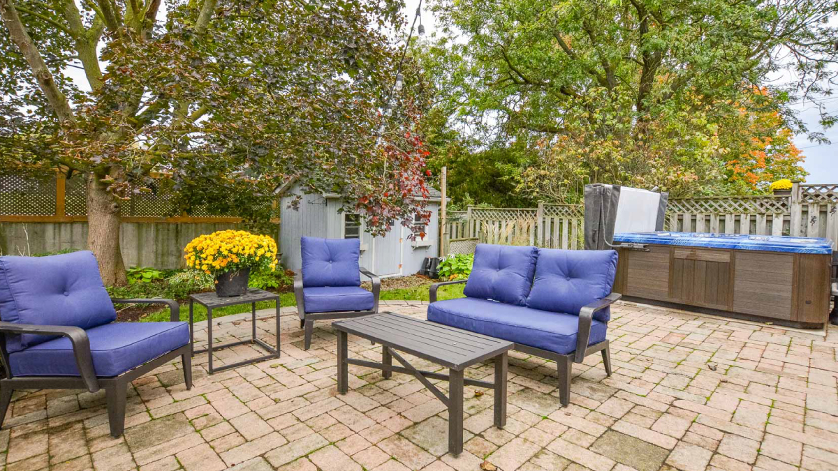 Backyard patio
