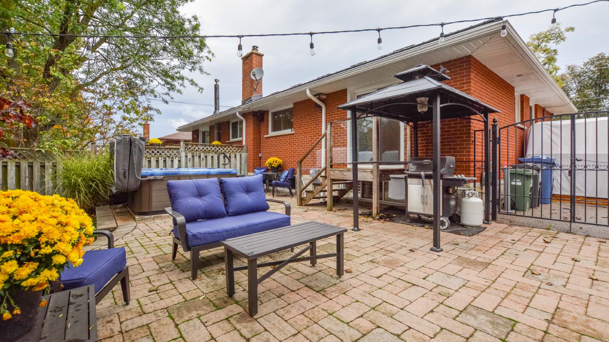 Backyard patio